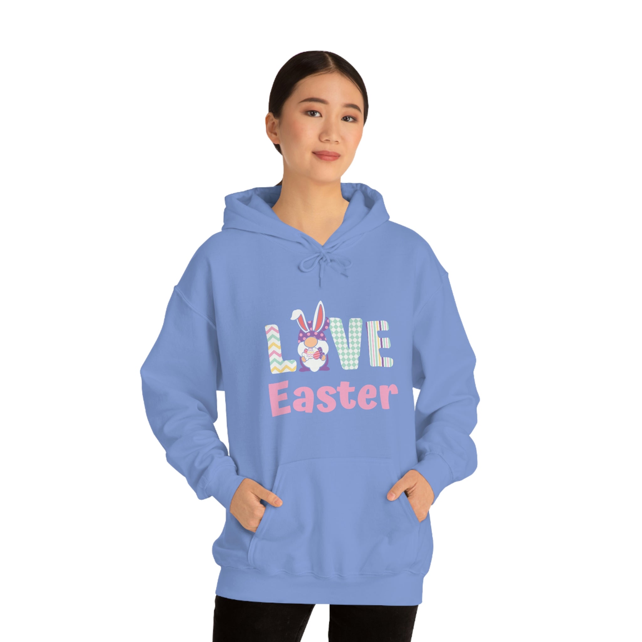 Gnome Love Easter Unisex Heavy Blend™ Hooded Sweatshirt