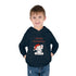 Cute Christmas Elephant Toddler Pullover Fleece Hoodie