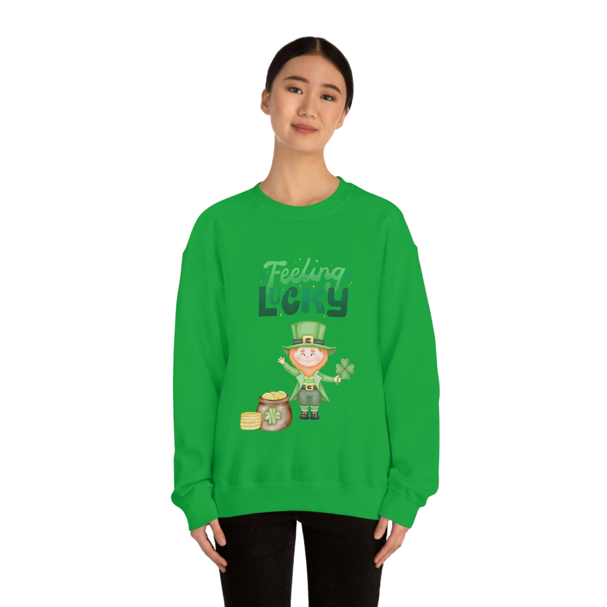 Feeling Lucky Unisex Heavy Blend™ Crewneck Sweatshirt