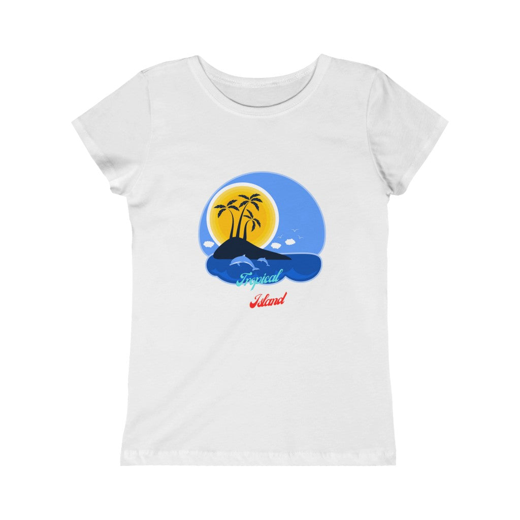 Tropical Island Girls Princess Tee