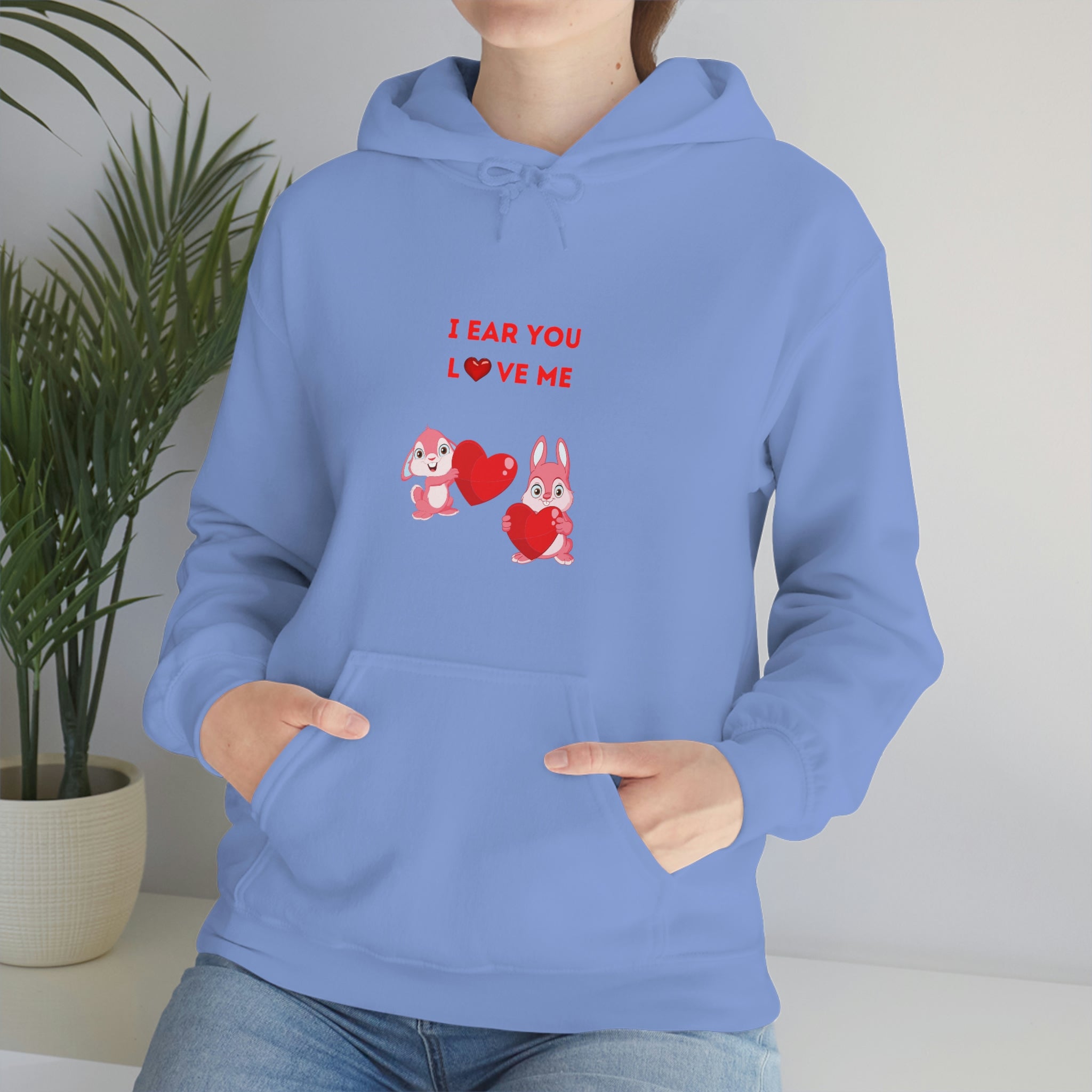 I Ear You Love Me Unisex Heavy Blend™ Hooded Sweatshirt