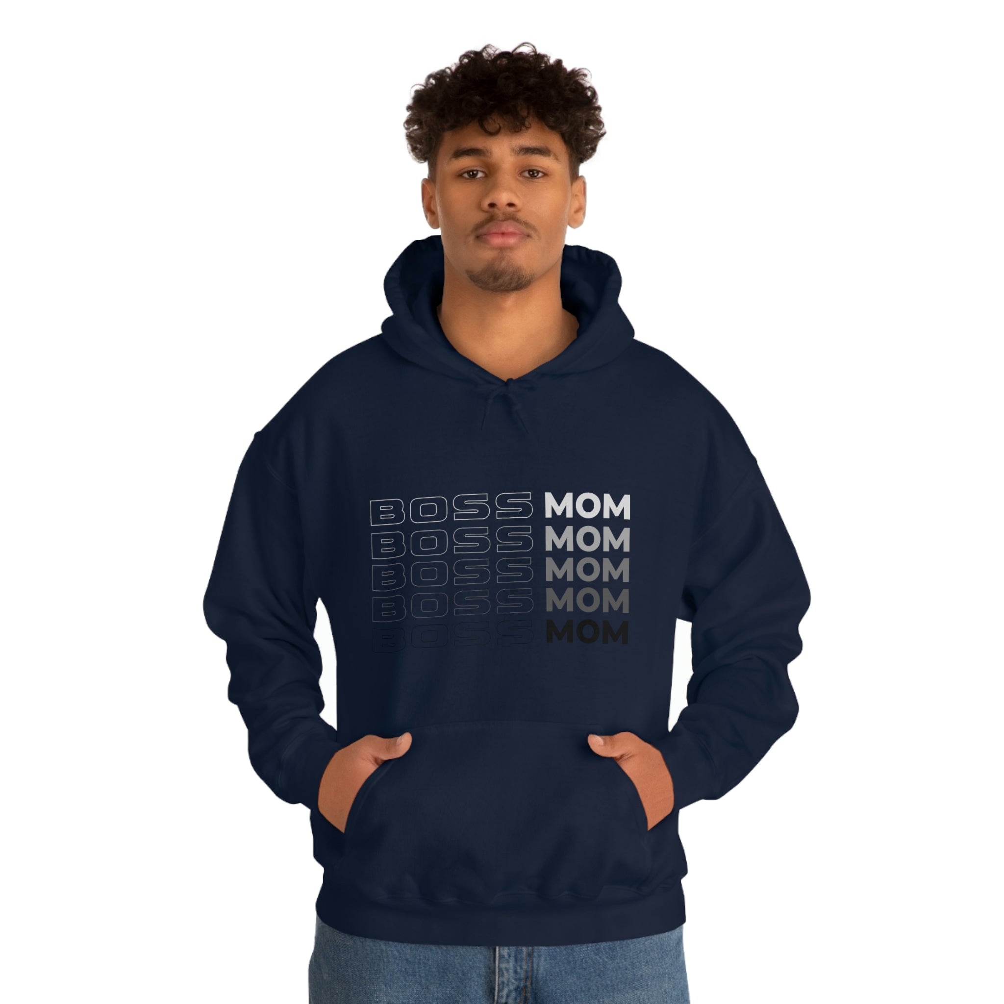 Boss Mom Unisex Heavy Blend™ Hooded Sweatshirt