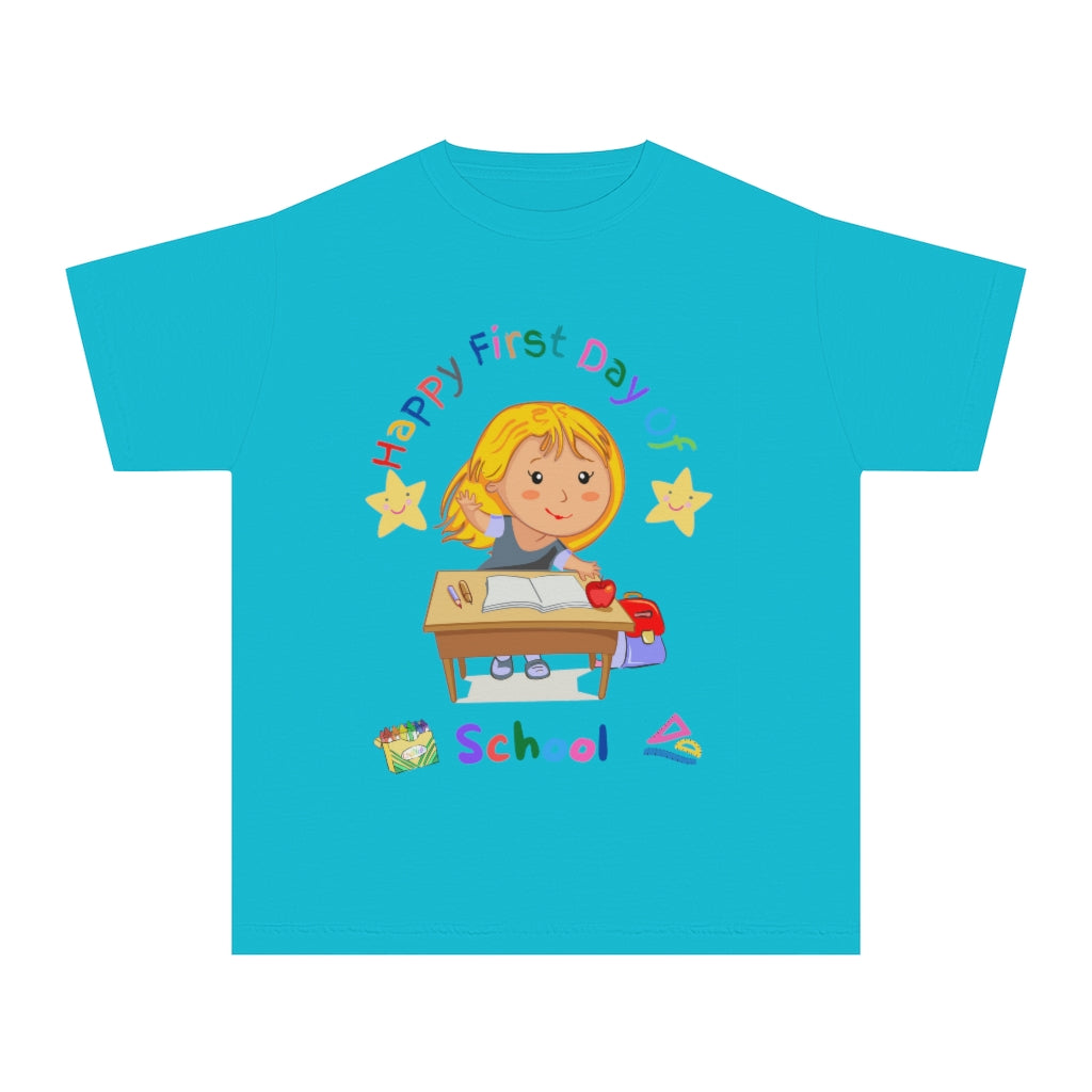 Happy First Day of School Youth Midweight Tee
