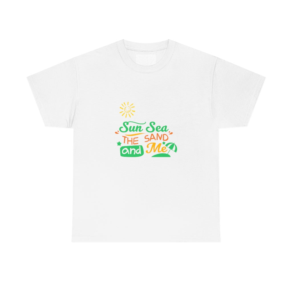 Sun Sea The Sand and Me Unisex Heavy Cotton Tee