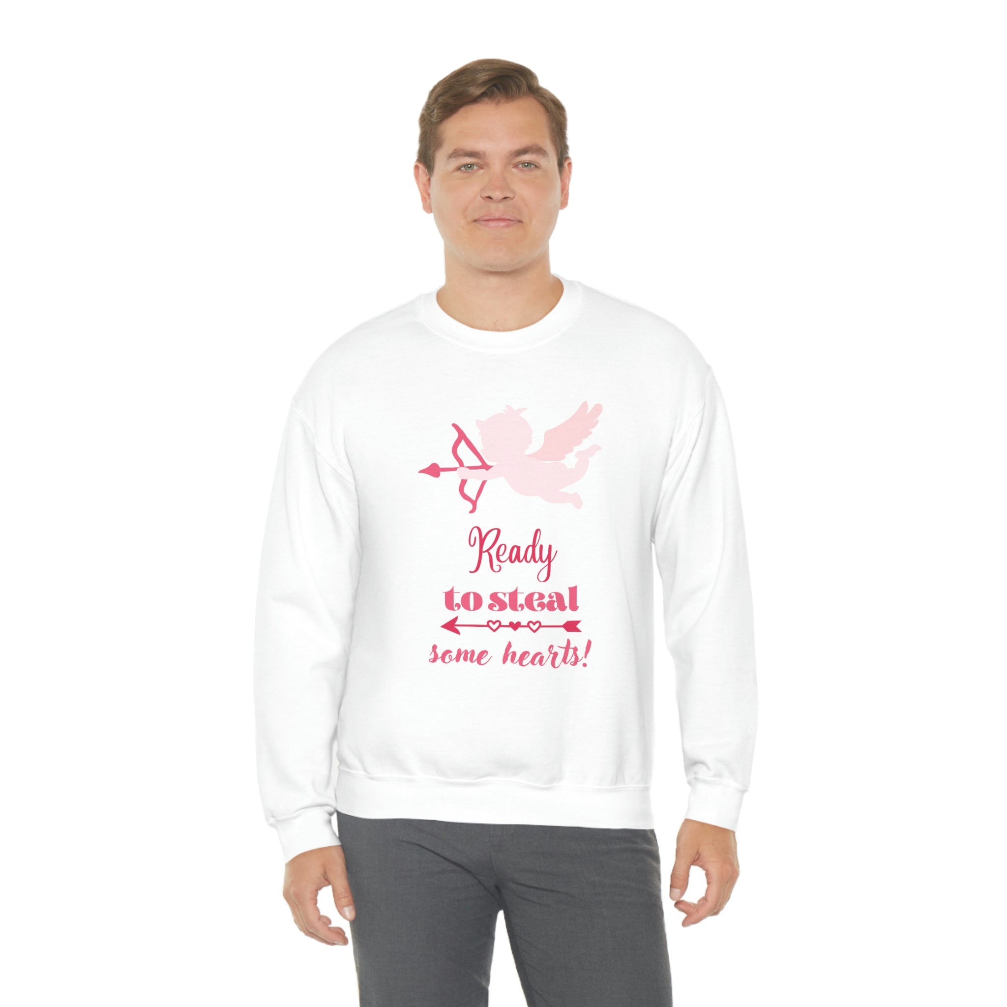 Ready To Steal Some Hearts!! Unisex Heavy Blend™ Crewneck Sweatshirt