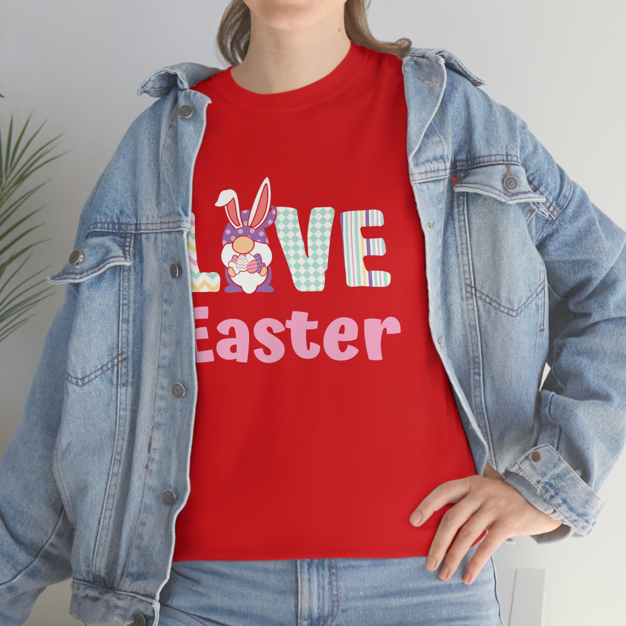Gnome Love Easter Unisex Heavy Cotton Tee