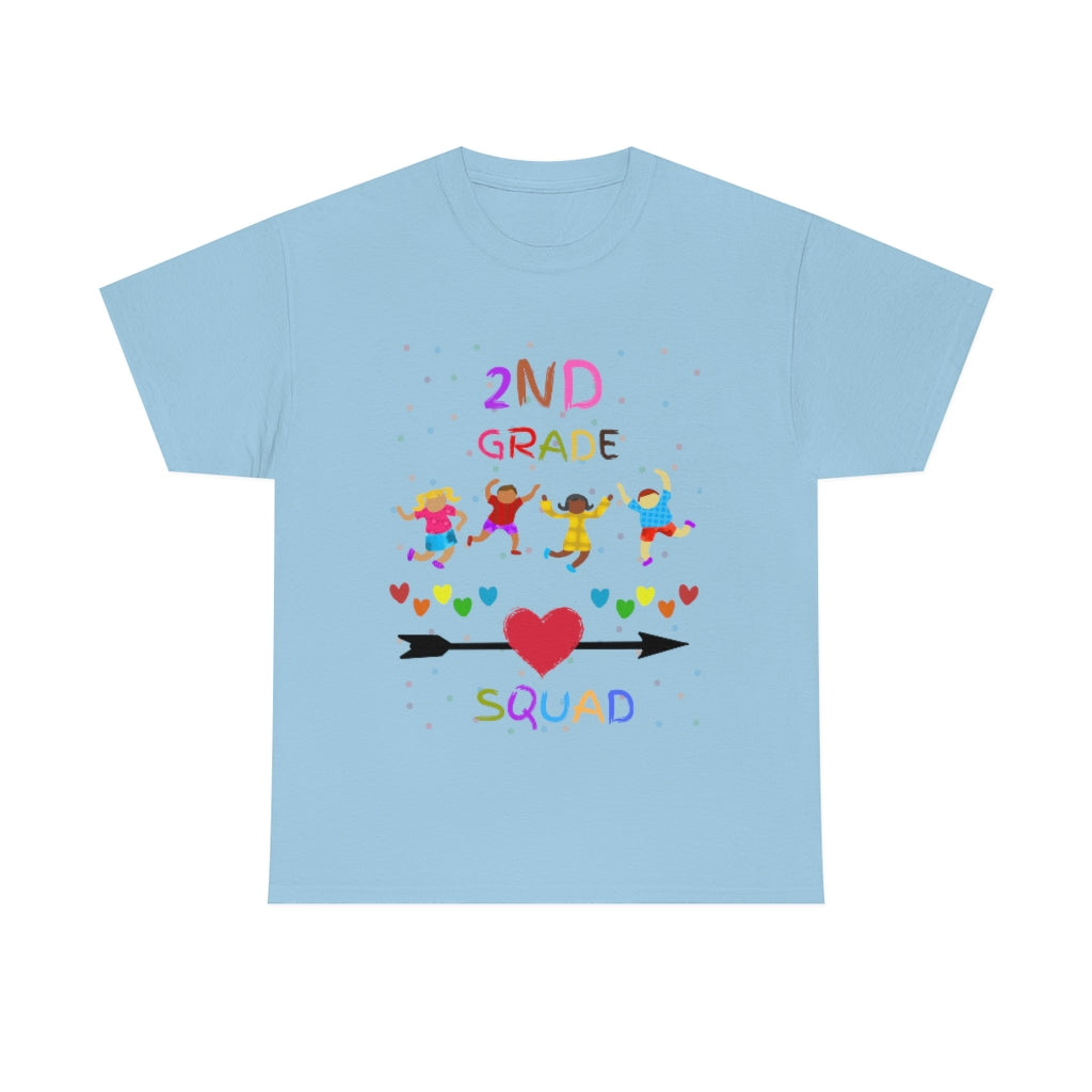 2nd Grade Squad Unisex Heavy Cotton Tee