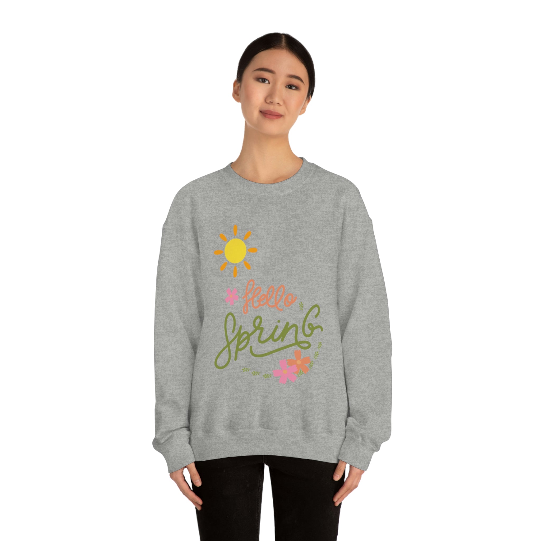 Spring Sunshine Unisex Heavy Blend™ Crewneck Sweatshirt