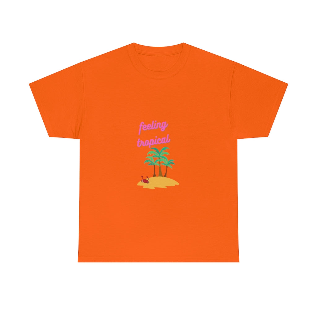 Feeling Tropical Unisex Heavy Cotton Tee