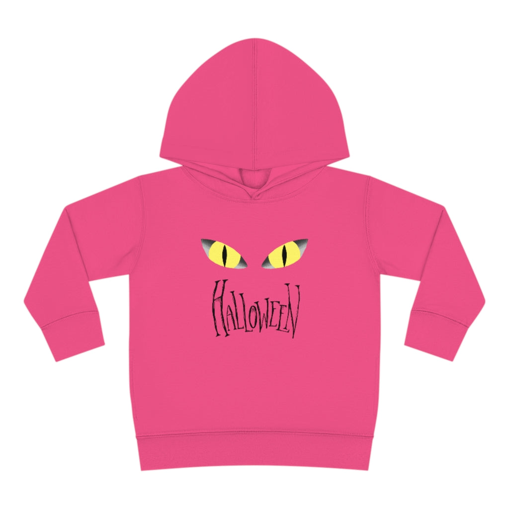 Halloween Cat's Eye Toddler Pullover Fleece Hoodie