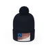 US Flag Pom Pom Beanie