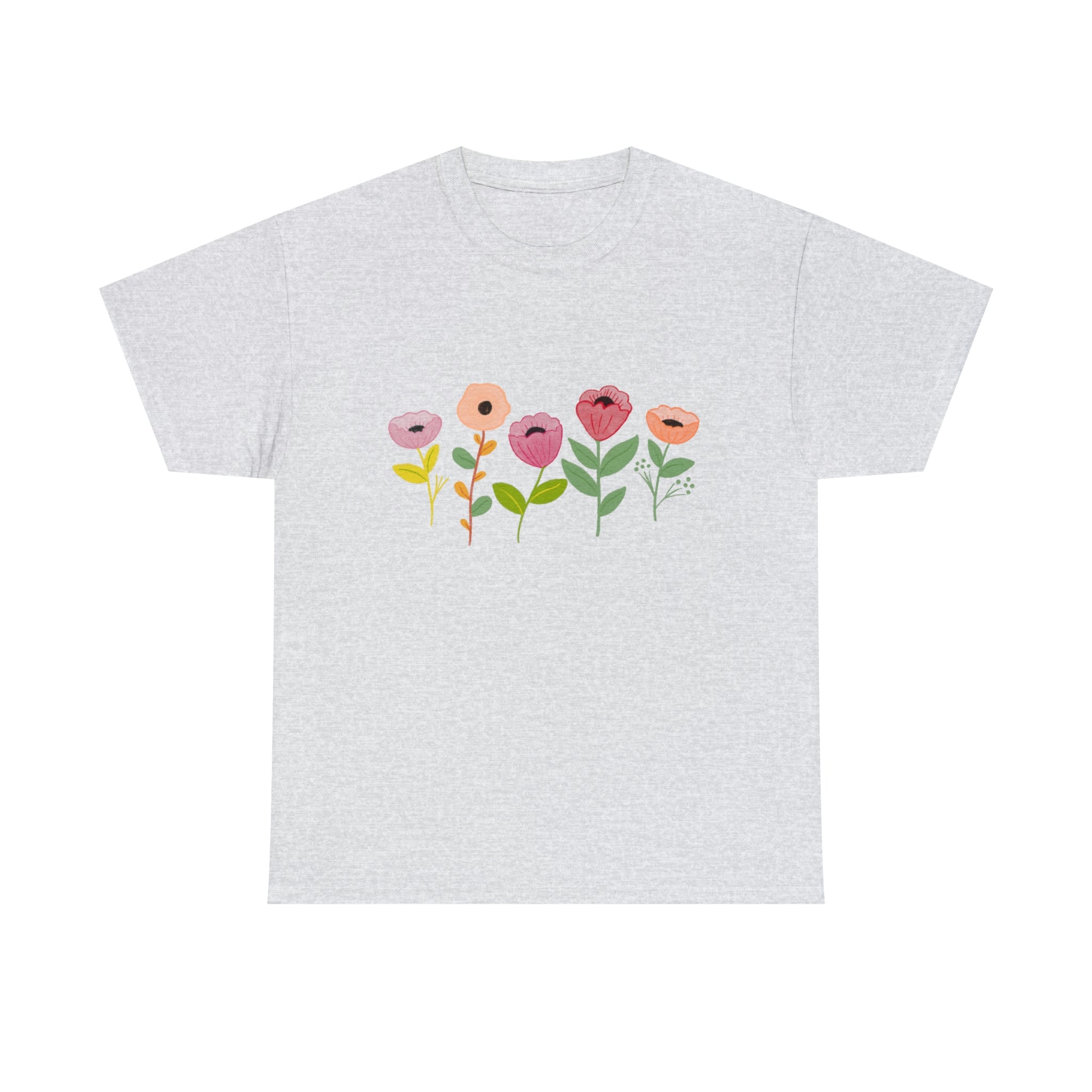 Spring Flowers Unisex Heavy Cotton Tee