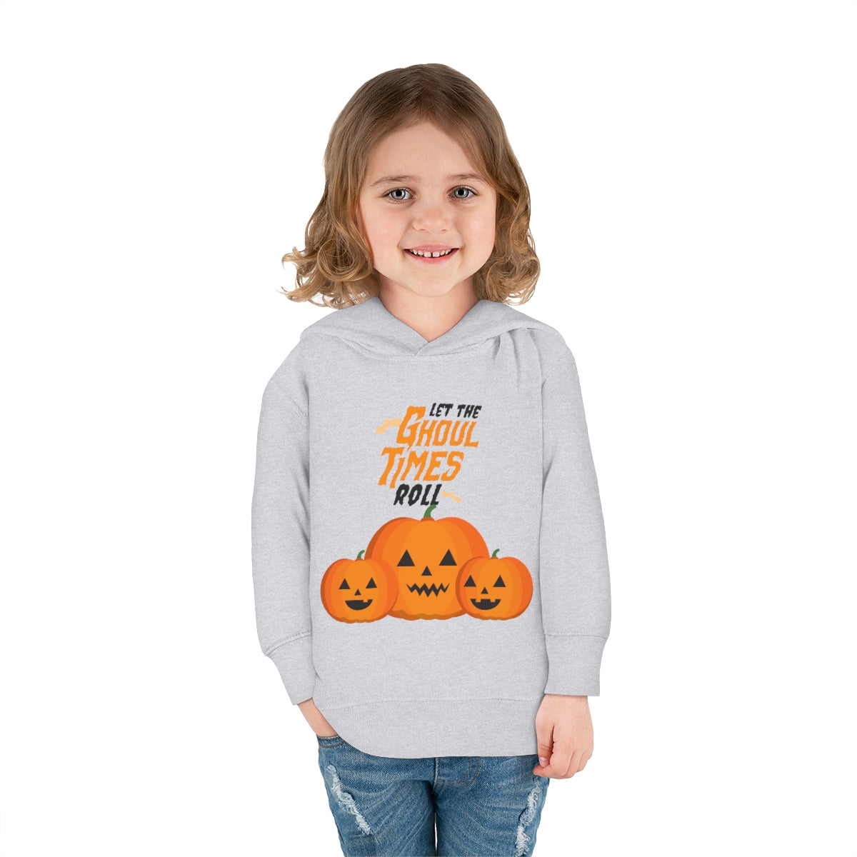 Let The Ghoul Times Roll Toddler Pullover Fleece Hoodie