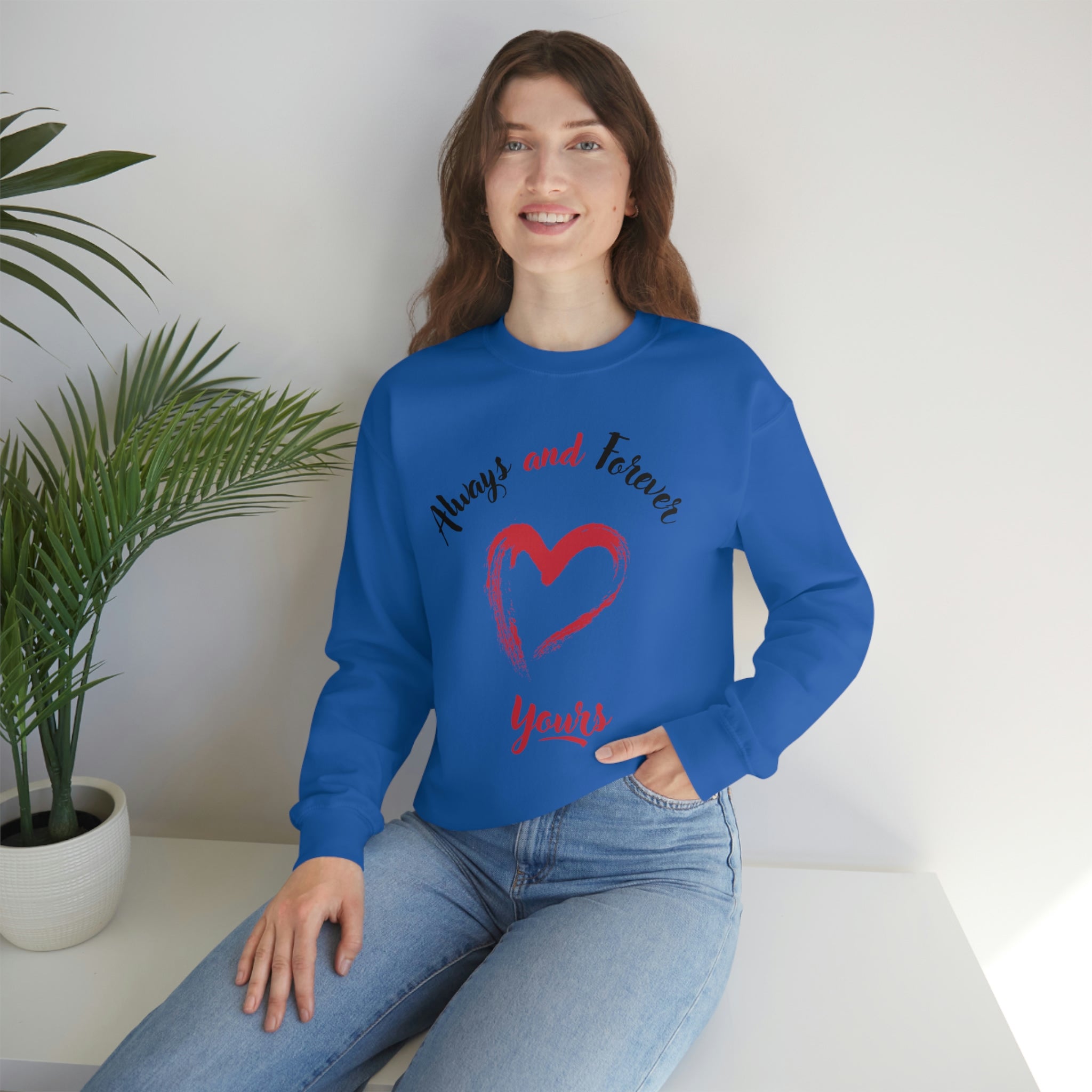 Always And Forever Yours Unisex Heavy Blend™ Crewneck Sweatshirt