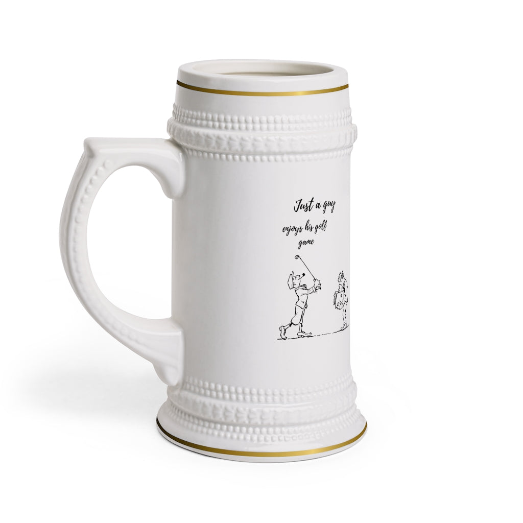 Golfer Stein Mug