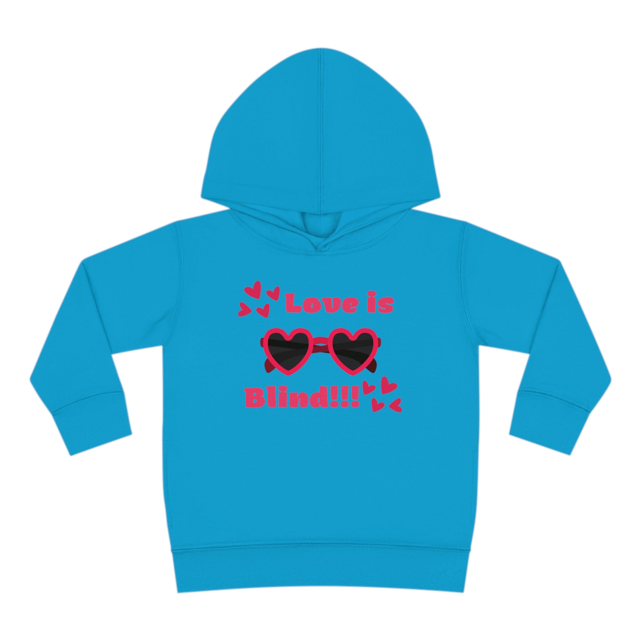 Love Is Blind!!! Toddler Pullover Fleece Hoodie