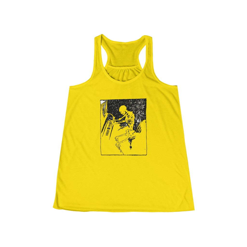 Piano Player Women's Flowy Racerback Tank
