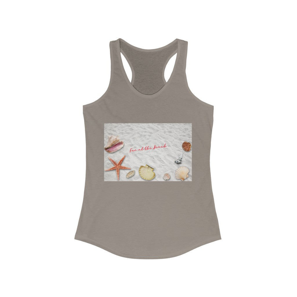 Fun at the Beach Women's Ideal Racerback Tank