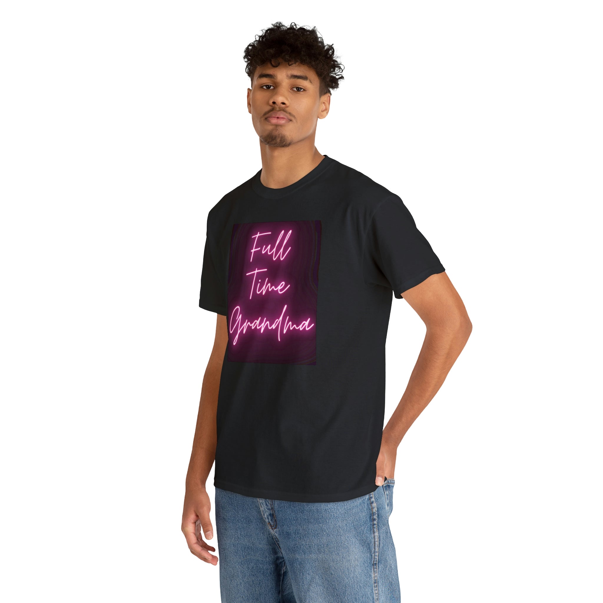 Full Time Grandma Unisex Heavy Cotton Tee