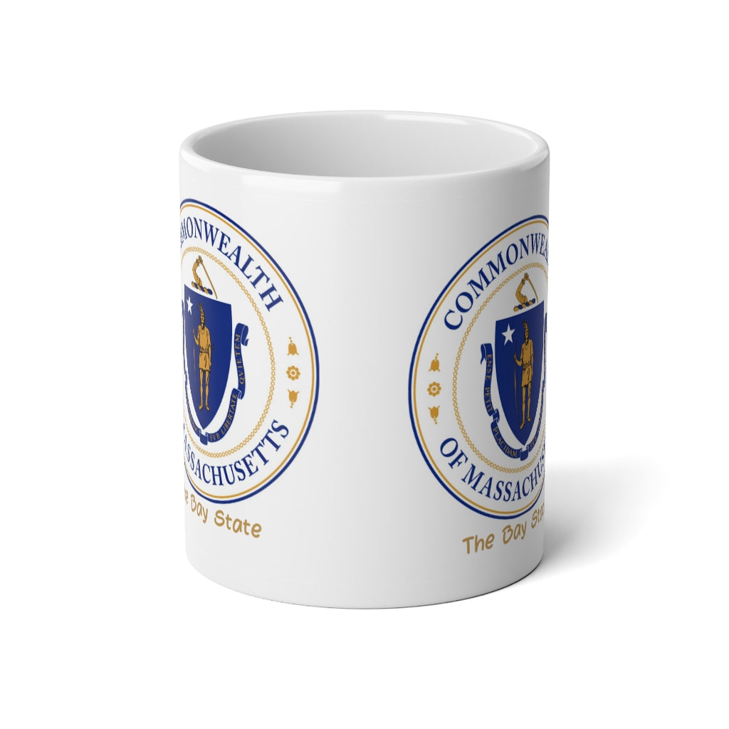 Massachusetts State Flag Jumbo Mug, 20oz