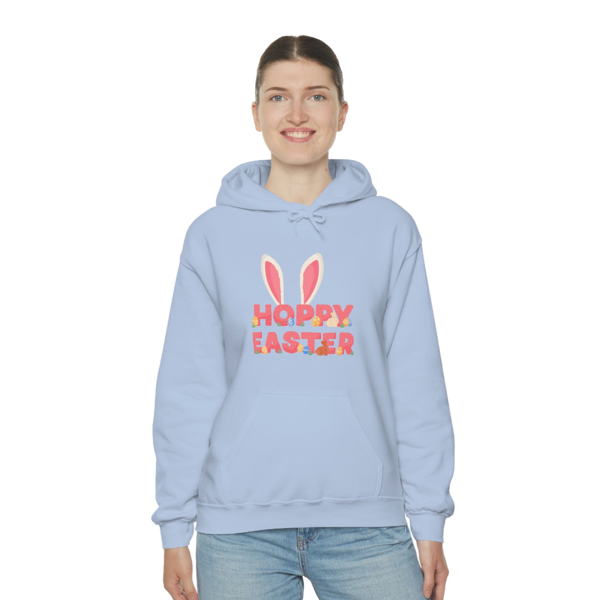 The Hoppy Easter Unisex Heavy Blend™ Hooded Sweatshirt