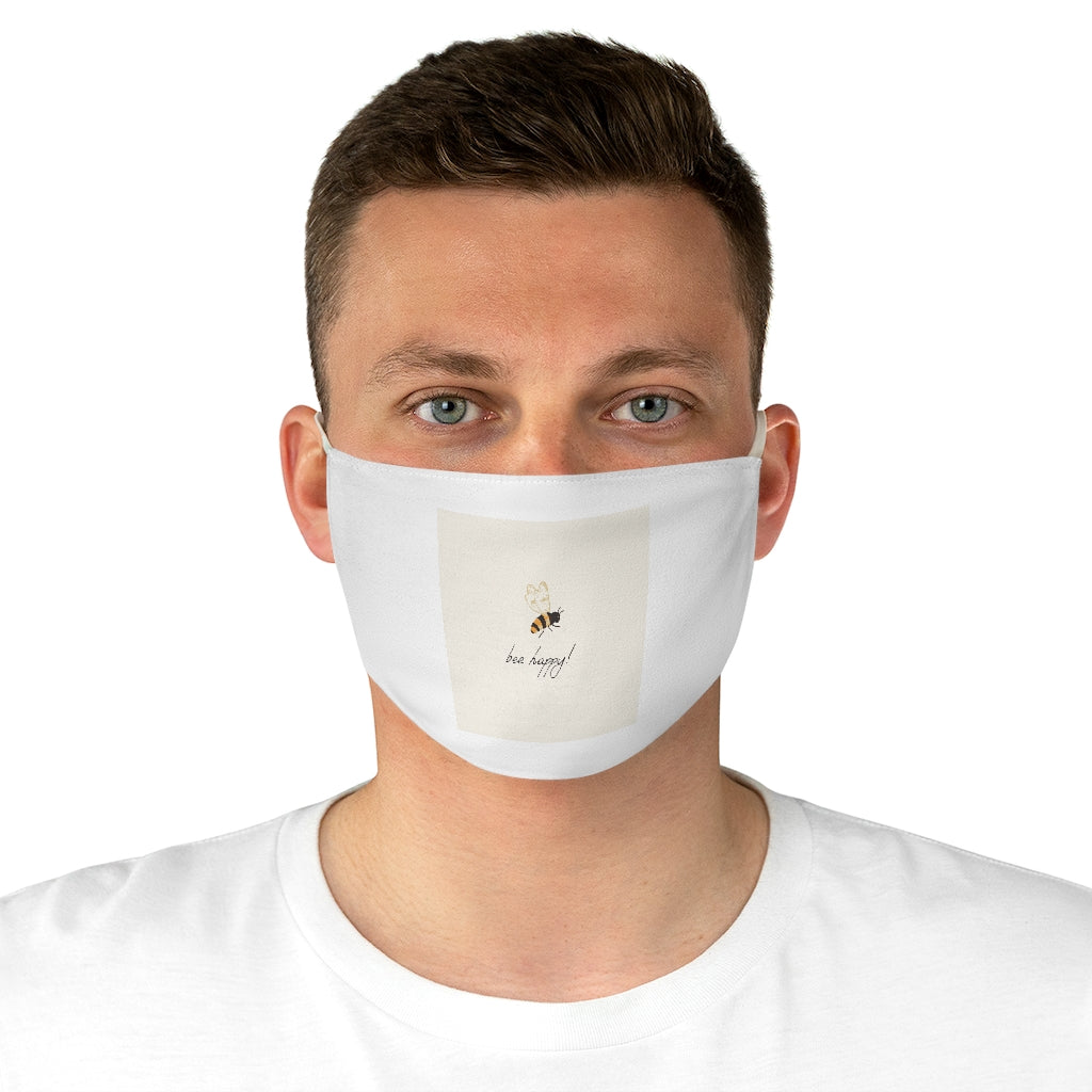 Bee Time Fabric Face Mask