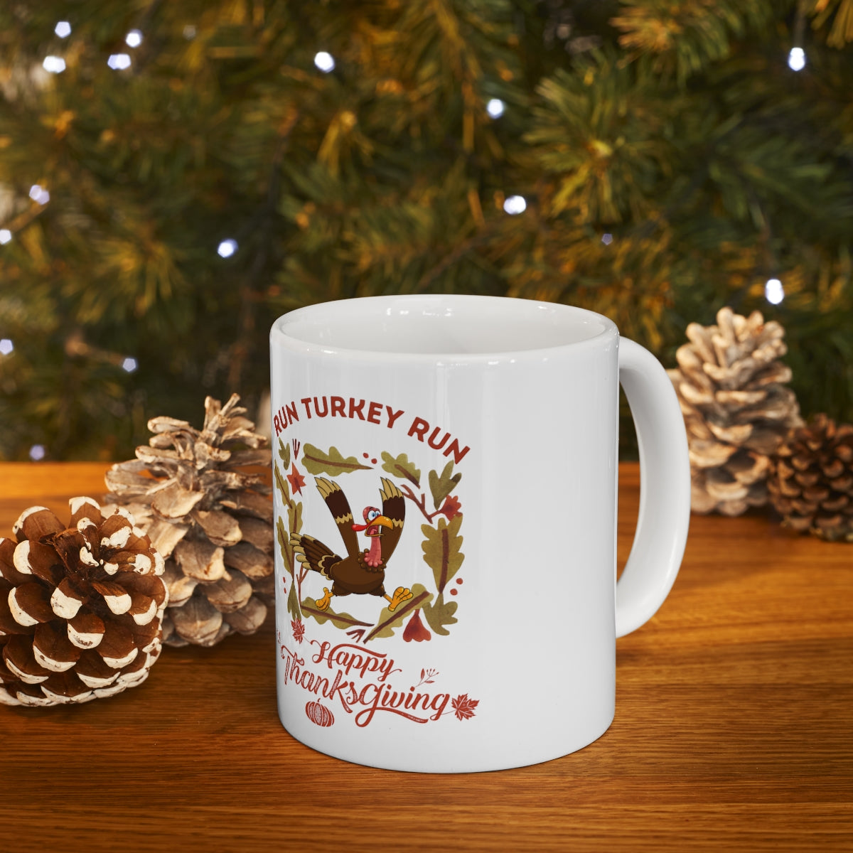 Run Turkey Run Ceramic Mug 11oz