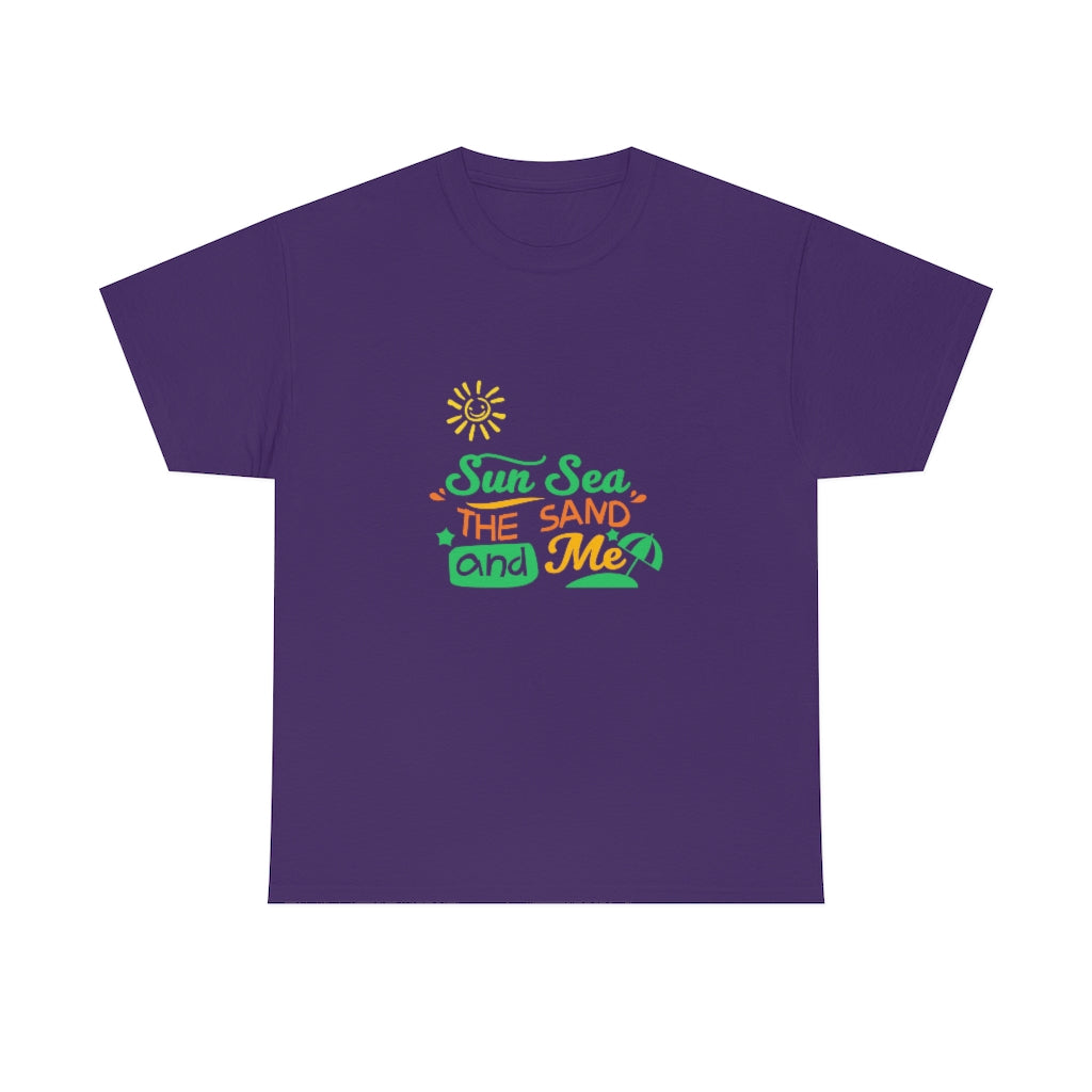 Sun Sea The Sand and Me Unisex Heavy Cotton Tee