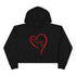 Happy Valentine's Day Crop Hoodie