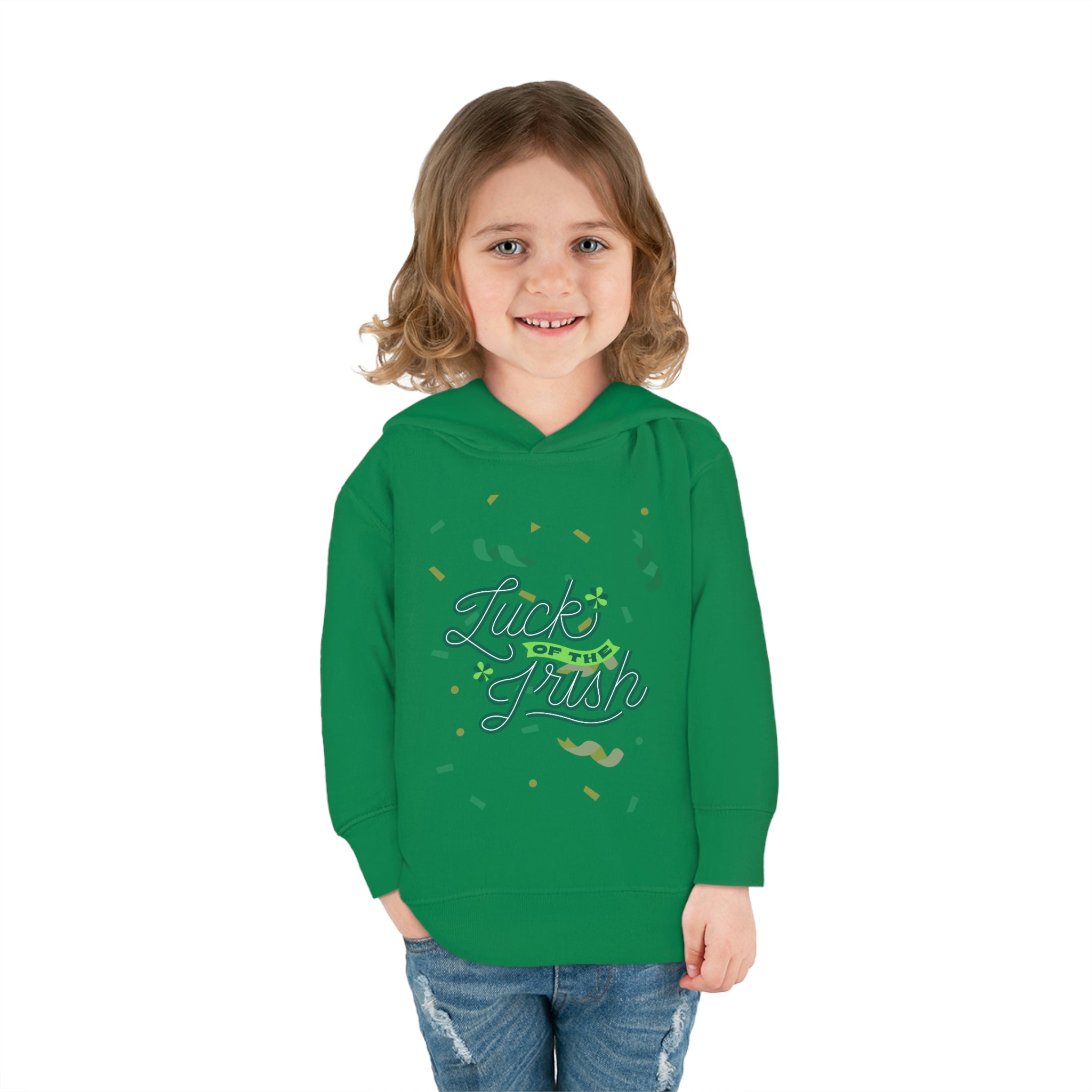 Luck Of The Irish Toddler Pullover Fleece Hoodie