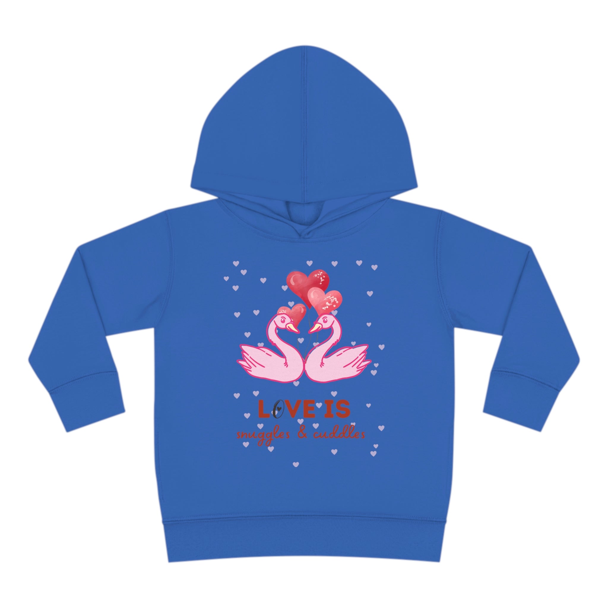 Love Is Snuggle & Cuddles Toddler Pullover Fleece Hoodie