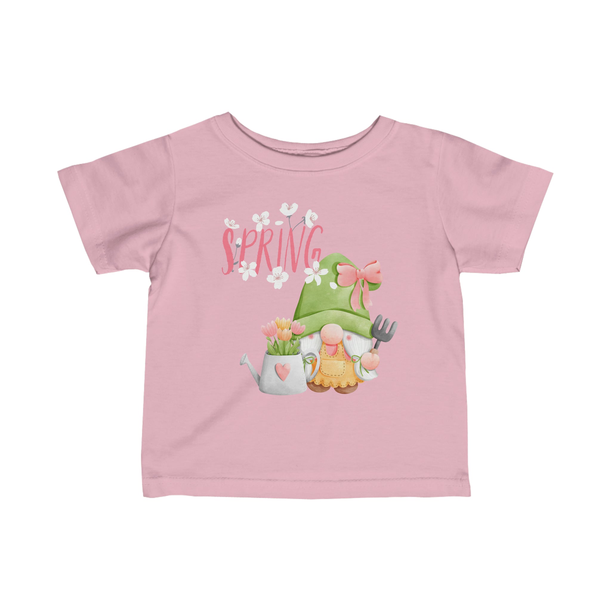 Gnome Happy Spring Infant Fine Jersey Tee