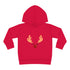 Reindeer ChrstmasToddler Pullover Fleece Hoodie