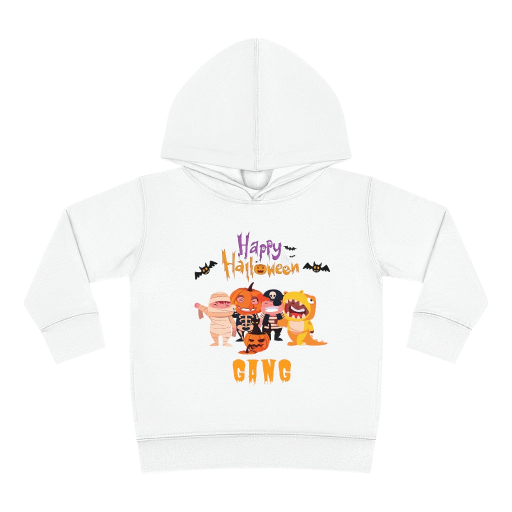 Happy Halloween Gang Toddler Pullover Fleece Hoodie