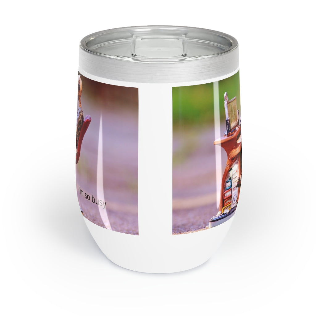 Merry Christmas Chill Wine Tumbler