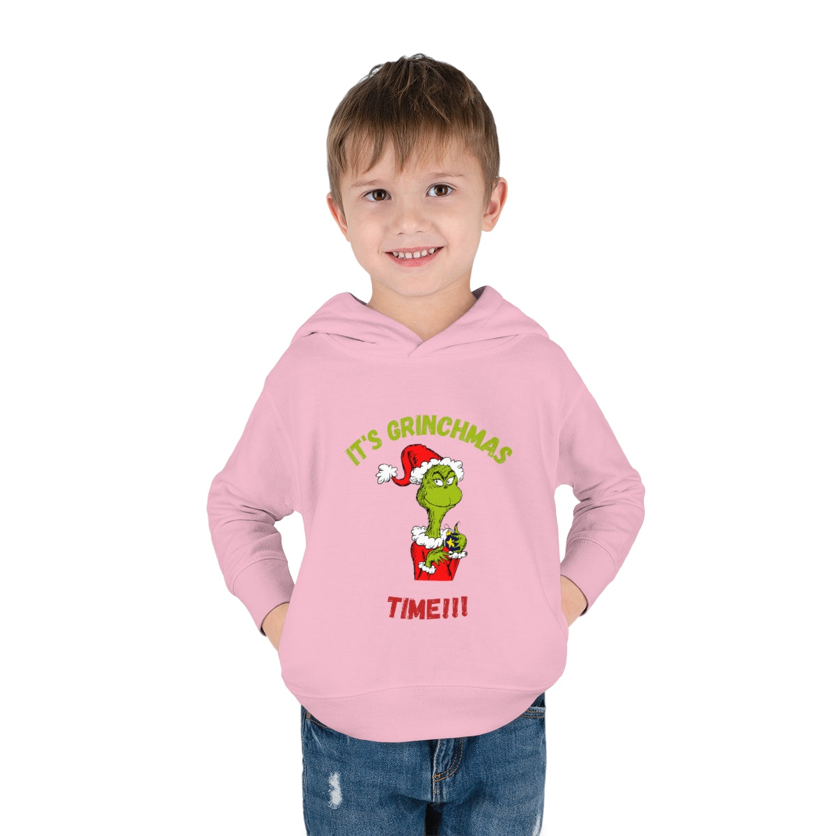 It's Grichmas Time!!! Toddler Pullover Fleece Hoodie