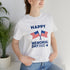 Happy Memorial Day Unisex Jersey Short Sleeve Tee