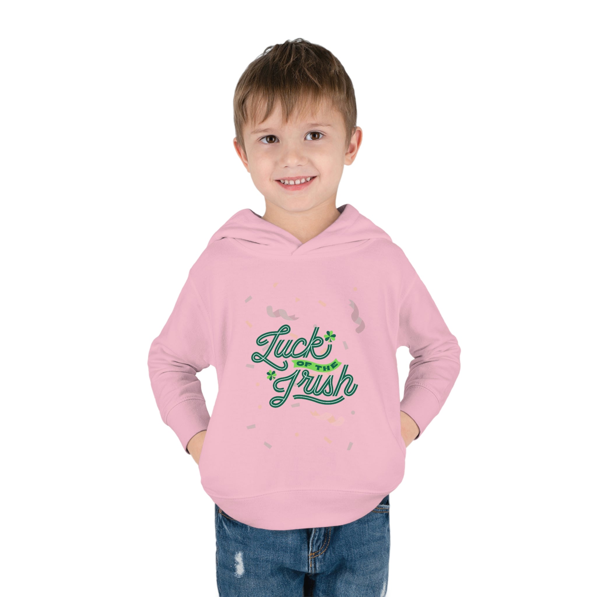 Luck Of The Irish Toddler Pullover Fleece Hoodie