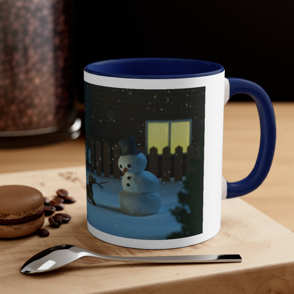 Merry Christmas Accent Coffee Mug, 11oz