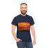 Grasses Sea Sunset Unisex Heavy Cotton Tee