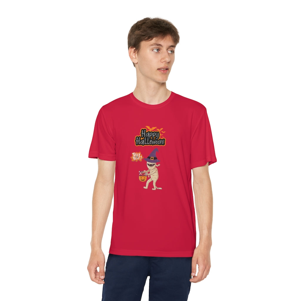Happy Halloween Mummy Youth Competitor Tee