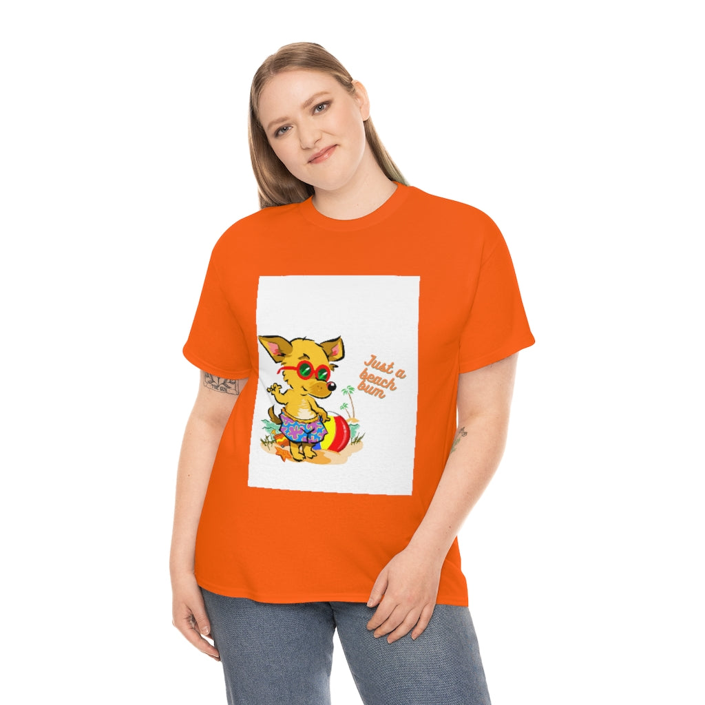 Just A Beach Bum Unisex Heavy Cotton Tee