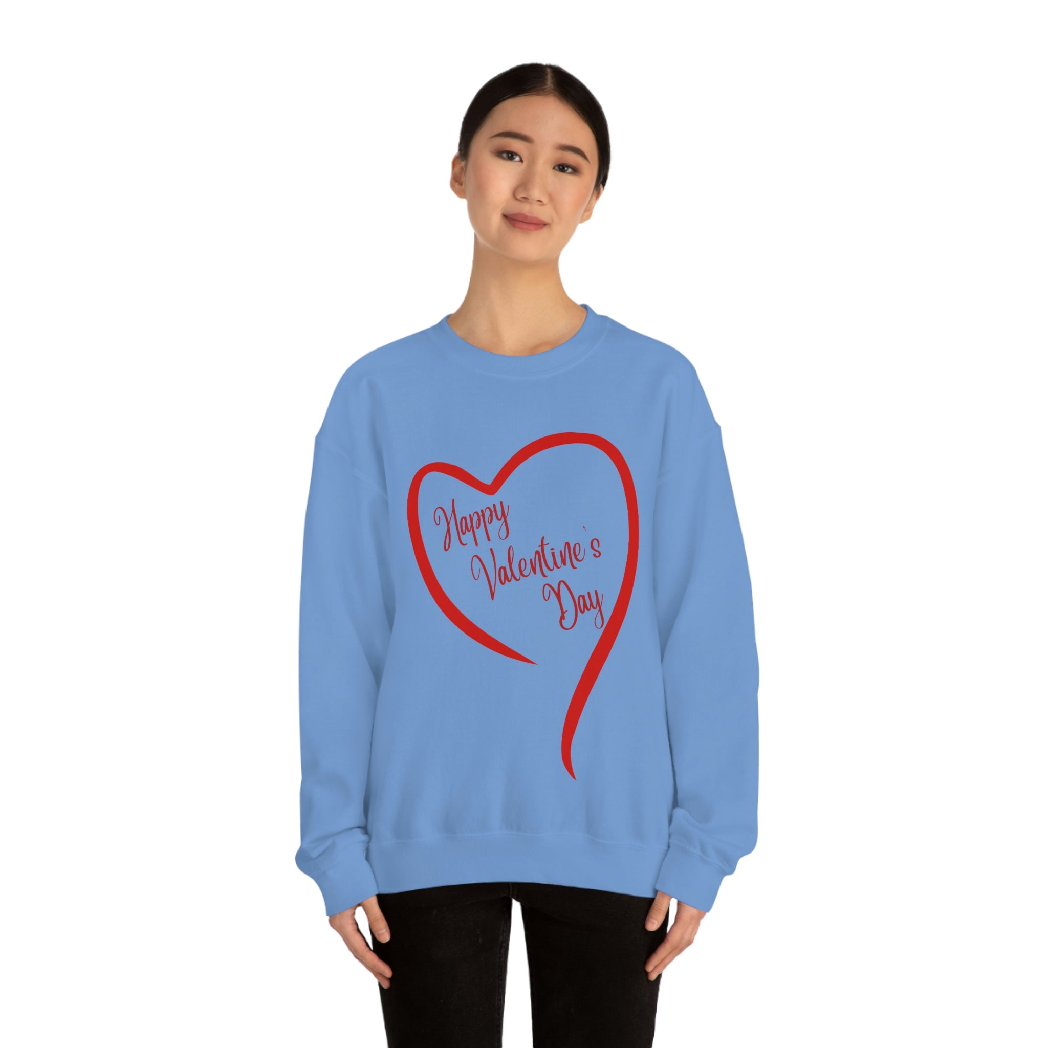 Happy Valentine's Day Unisex Heavy Blend™ Crewneck Sweatshirt