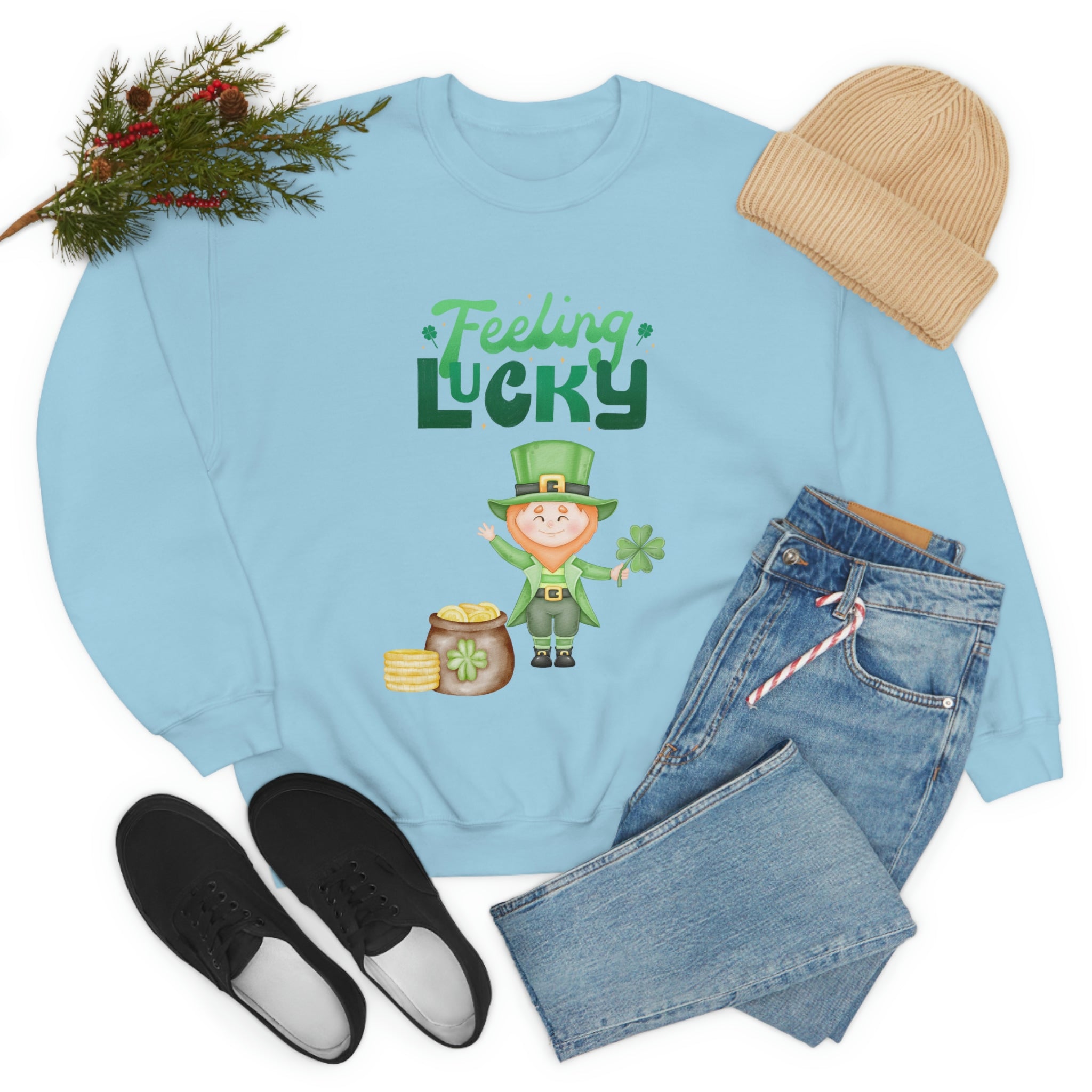 Feeling Lucky Unisex Heavy Blend™ Crewneck Sweatshirt