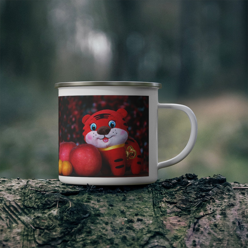 Tigers Enamel Camping Mug