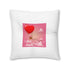 Happy Valentine's Day Tufted Floor Pillow, Square