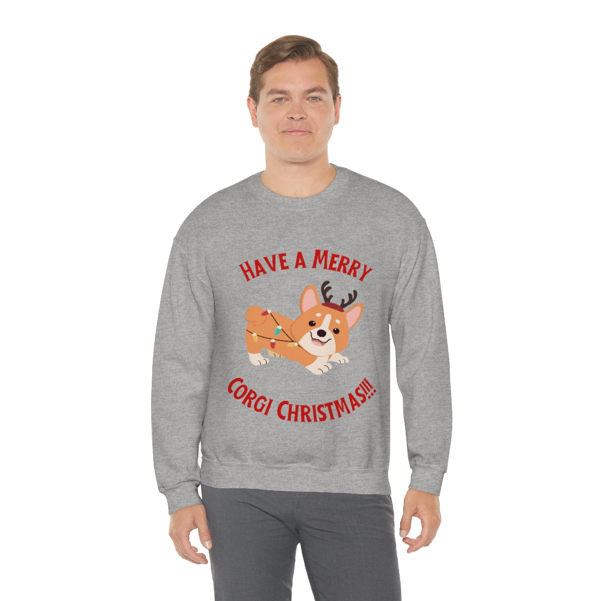 Have A Merry Corgi Christmas Unisex Heavy Blend™ Crewneck Sweatshirt