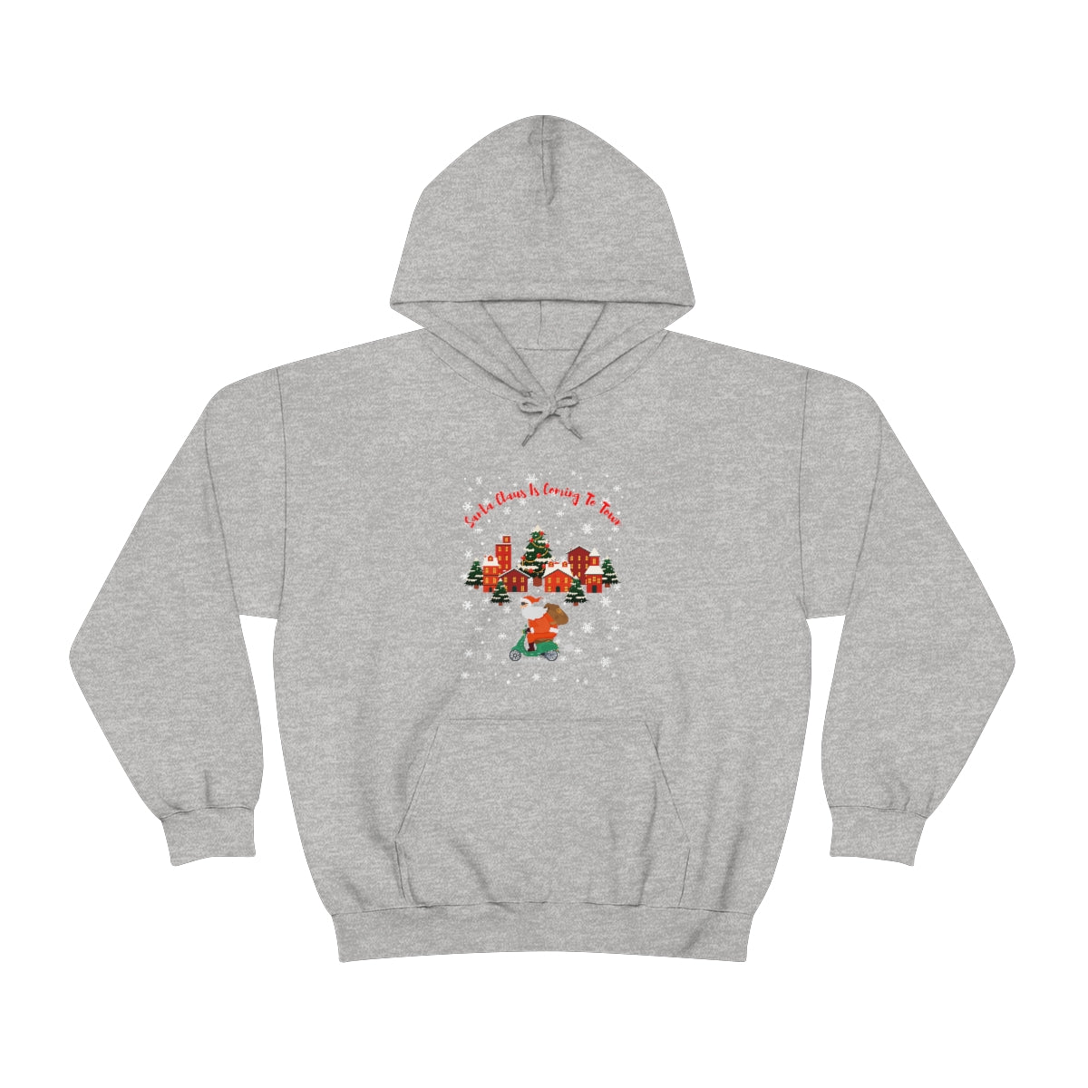 Santa Claus Is Coming To Town Unisex Heavy Blend™ Hooded Sweatshirt