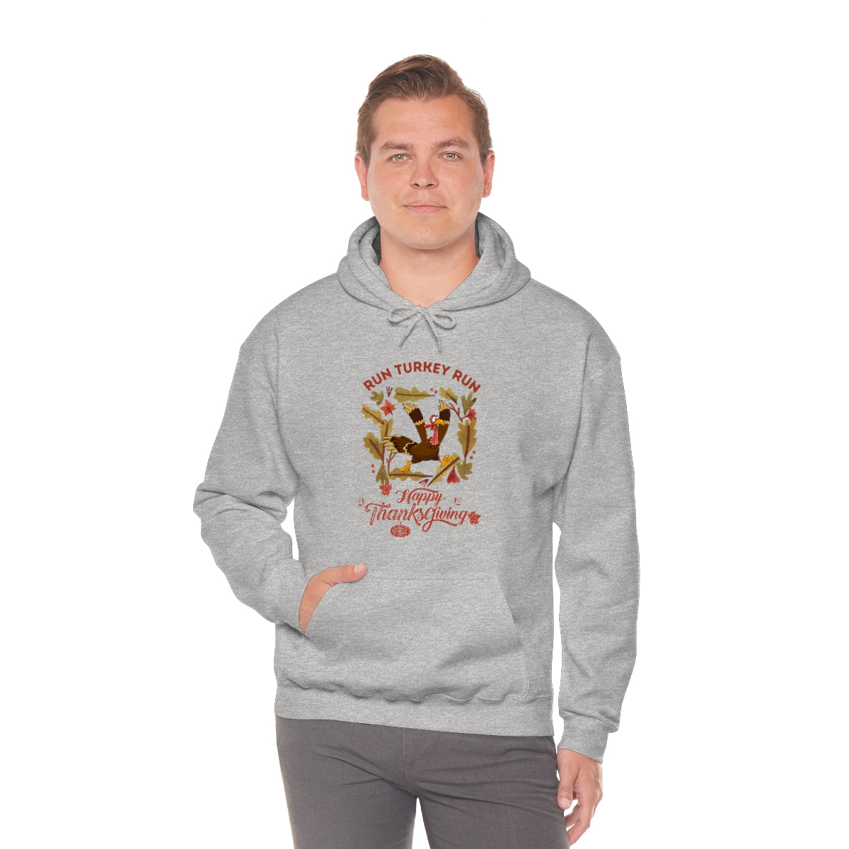 Run Turkey Run Unisex Heavy Blend™ Hooded Sweatshirt