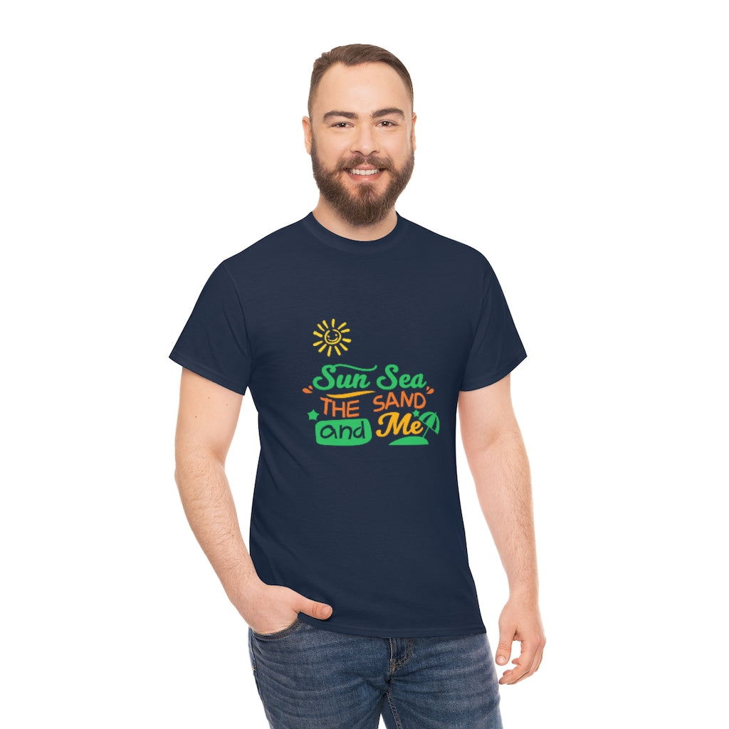 Sun Sea The Sand and Me Unisex Heavy Cotton Tee